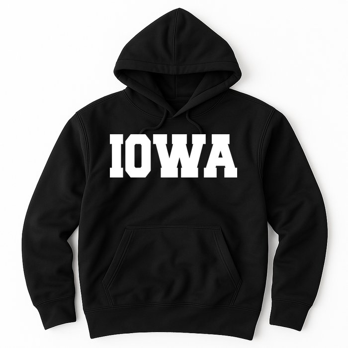 IOWA Team College University Logo Hoodie