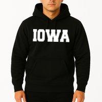 IOWA Team College University Logo Hoodie