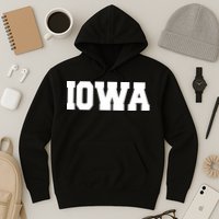 IOWA Team College University Logo Hoodie