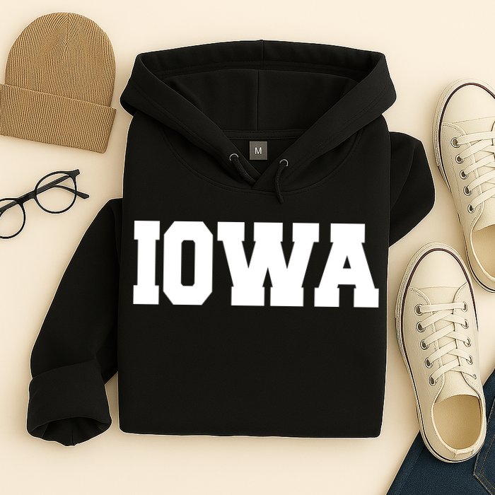 IOWA Team College University Logo Hoodie