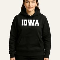 IOWA Team College University Logo Hoodie