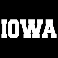 IOWA Team College University Logo Hoodie