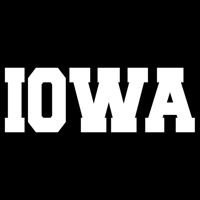 IOWA Team College University Logo Hoodie