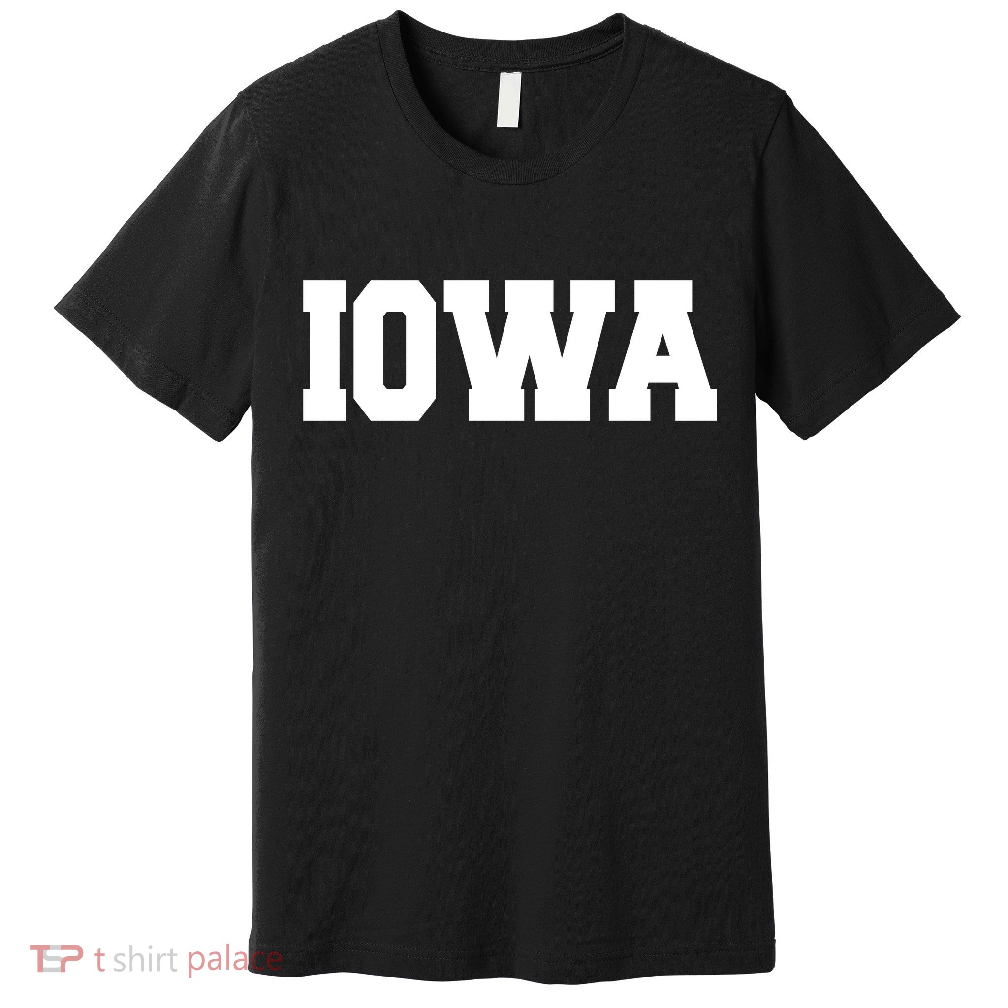 IOWA Team College University Logo Premium T-Shirt