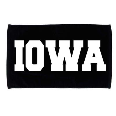 IOWA Team College University Logo Microfiber Hand Towel