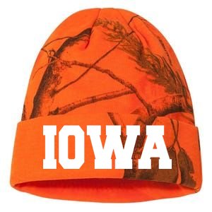 IOWA Team College University Logo Kati Licensed 12" Camo Beanie