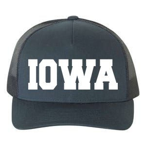 IOWA Team College University Logo Yupoong Adult 5-Panel Trucker Hat