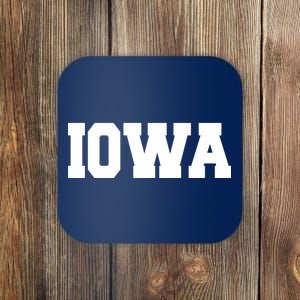 IOWA Team College University Logo Coaster