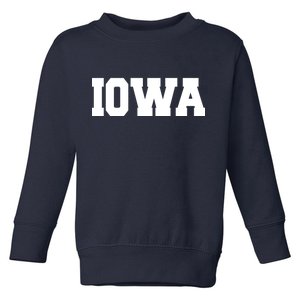 IOWA Team College University Logo Toddler Sweatshirt