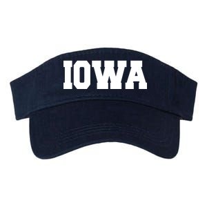 IOWA Team College University Logo Valucap Bio-Washed Visor