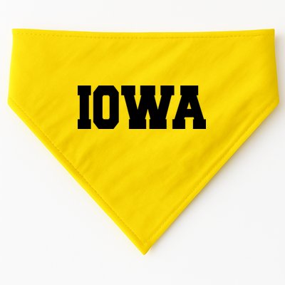 IOWA Team College University Logo USA-Made Doggie Bandana