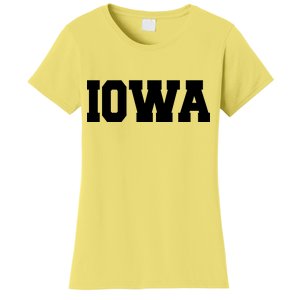 IOWA Team College University Logo Women's T-Shirt