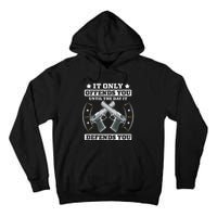 It Offends You Until It Defends You Pro 2nd Amendment Tall Hoodie