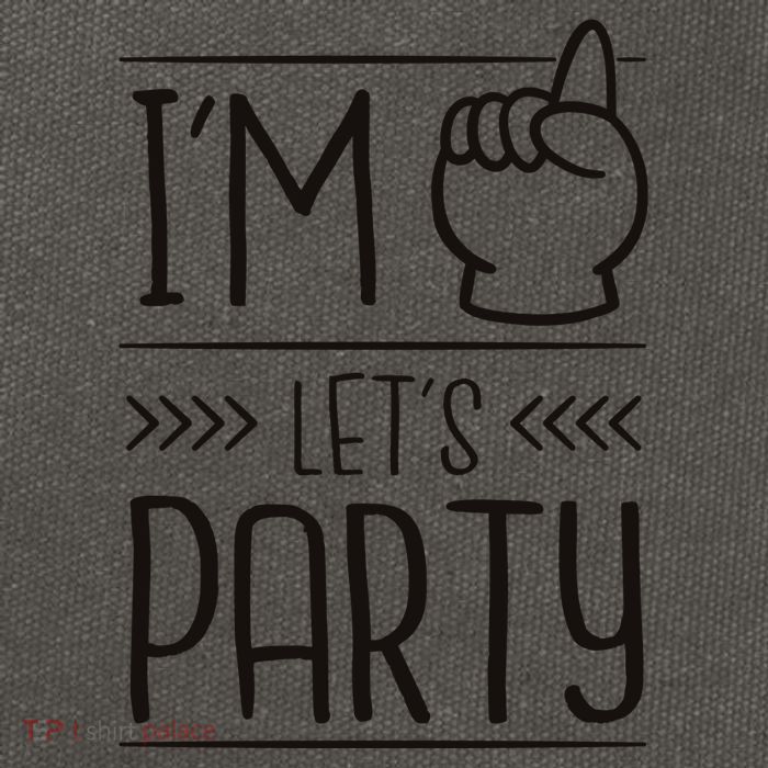 I'm One Years Old Let's Party Birthday Cotton Canvas Backpack