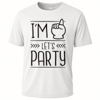 I'm One Years Old Let's Party Birthday Cooling Performance Crew T-Shirt