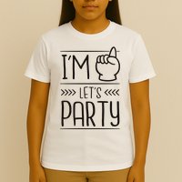 I'm One Years Old Let's Party Birthday T-Shirt