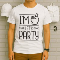 I'm One Years Old Let's Party Birthday T-Shirt