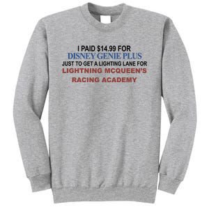 I Paid $14.99 For Genie Plus Just To Get A Lighting Sweatshirt