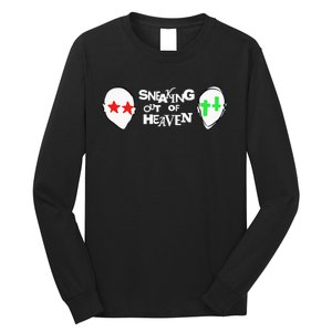 Intellectual Property 2 2 Heads Sneaking Out Of Heaven Long Sleeve Shirt