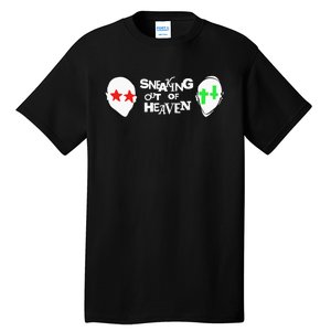 Intellectual Property 2 2 Heads Sneaking Out Of Heaven Tall T-Shirt