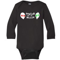 Intellectual Property 2 2 Heads Sneaking Out Of Heaven Baby Long Sleeve Bodysuit