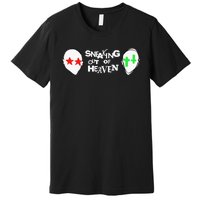 Intellectual Property 2 2 Heads Sneaking Out Of Heaven Premium T-Shirt