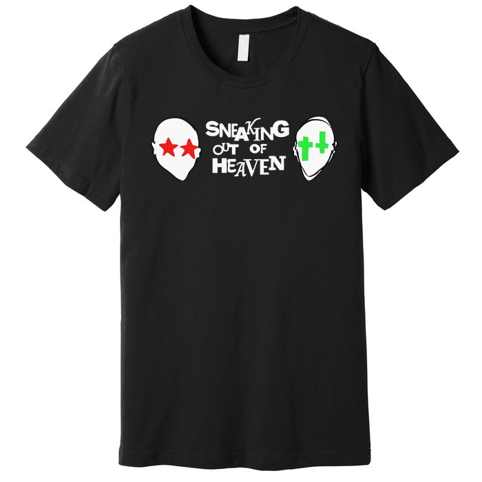 Intellectual Property 2 2 Heads Sneaking Out Of Heaven Premium T-Shirt