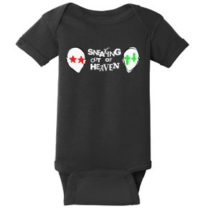 Intellectual Property 2 2 Heads Sneaking Out Of Heaven Baby Bodysuit