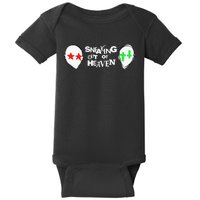 Intellectual Property 2 2 Heads Sneaking Out Of Heaven Baby Bodysuit