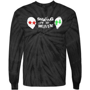 Intellectual Property 2 2 Heads Sneaking Out Of Heaven Tie-Dye Long Sleeve Shirt