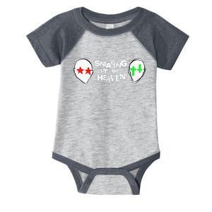 Intellectual Property 2 2 Heads Sneaking Out Of Heaven Infant Baby Jersey Bodysuit