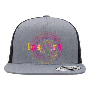 Inspire Pi 3.14 Math Teacher Pi National Day Flat Bill Trucker Hat