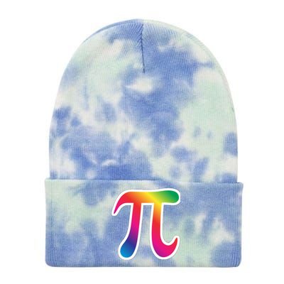 Inspire Pi 3 14 Math Teacher Pi National Day Funny Gift Tie Dye 12in Knit Beanie