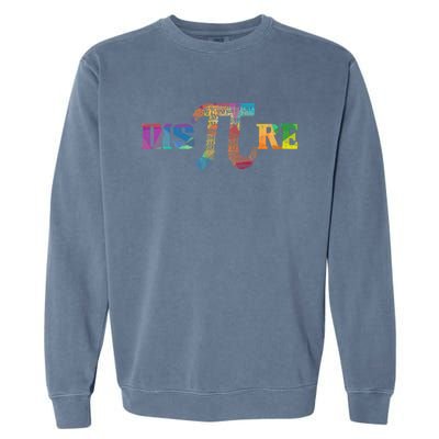 Inspire Pi 3 14 Math Teacher Student National Pi Day Gift Cute Gift Garment-Dyed Sweatshirt