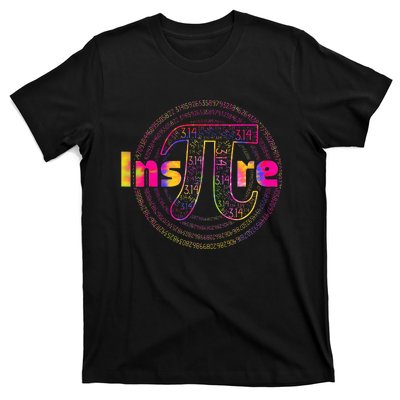 Inspire Pi 3.14 Math Teacher Pi National Day T-Shirt