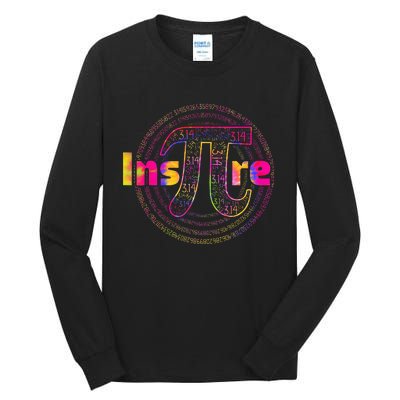 Inspire Pi 3.14 Math Teacher Pi National Day Tall Long Sleeve T-Shirt