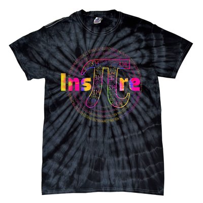 Inspire Pi 3.14 Math Teacher Pi National Day Tie-Dye T-Shirt