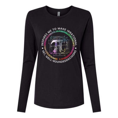 Inspire Pi 3 14 Math Teacher Pi National Day Gift Womens Cotton Relaxed Long Sleeve T-Shirt