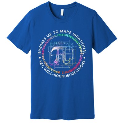 Inspire Pi 3 14 Math Teacher Pi National Day Gift Premium T-Shirt