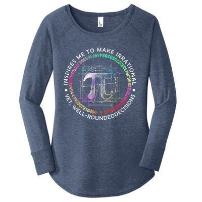 Inspire Pi 3 14 Math Teacher Pi National Day Gift Women's Perfect Tri Tunic Long Sleeve Shirt