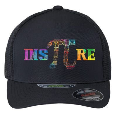 Inspire Pi 3.14 Math Teacher Pi funny National Day Flexfit Unipanel Trucker Cap