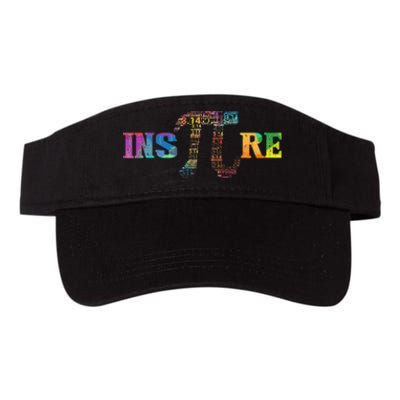 Inspire Pi 3.14 Math Teacher Pi funny National Day Valucap Bio-Washed Visor