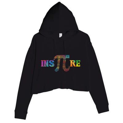 Inspire Pi  3.14 Math Teacher Pi National Day Shirt Crop Fleece Hoodie