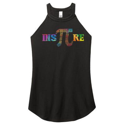 Inspire Pi  3.14 Math Teacher Pi National Day Shirt Women's Perfect Tri Rocker Tank