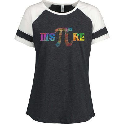 Inspire Pi  3.14 Math Teacher Pi National Day Shirt Enza Ladies Jersey Colorblock Tee