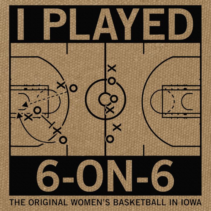 I Played 6 On 6 The Original Basketball In Iowa Cotton Canvas Backpack