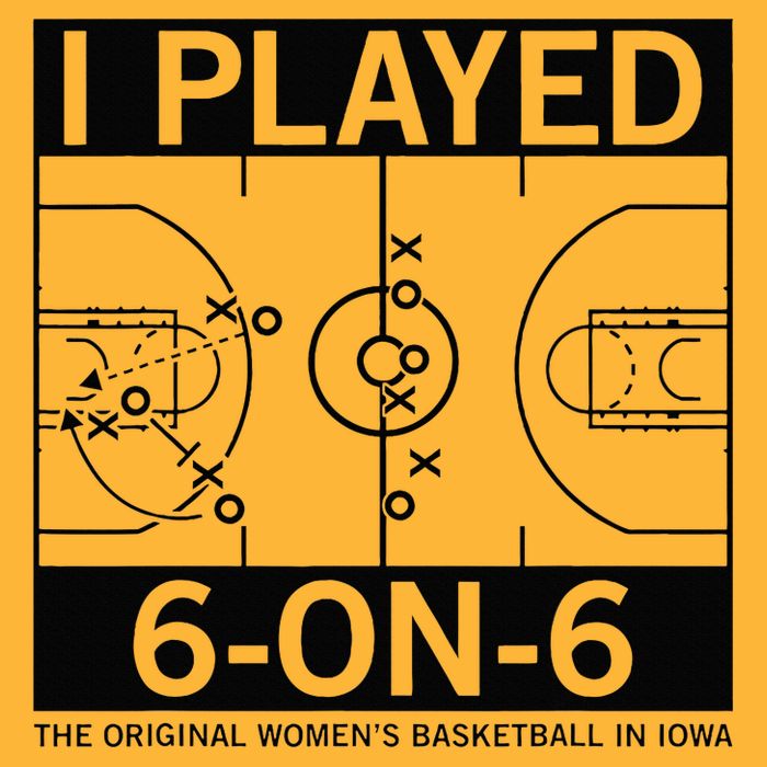 I Played 6 On 6 The Original Basketball In Iowa Pom Pom 12in Knit Beanie
