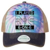 I Played 6 On 6 The Original Basketball In Iowa Legacy Tie Dye Trucker Hat