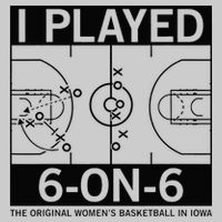 I Played 6 On 6 The Original Basketball In Iowa Tie-Dye T-Shirt