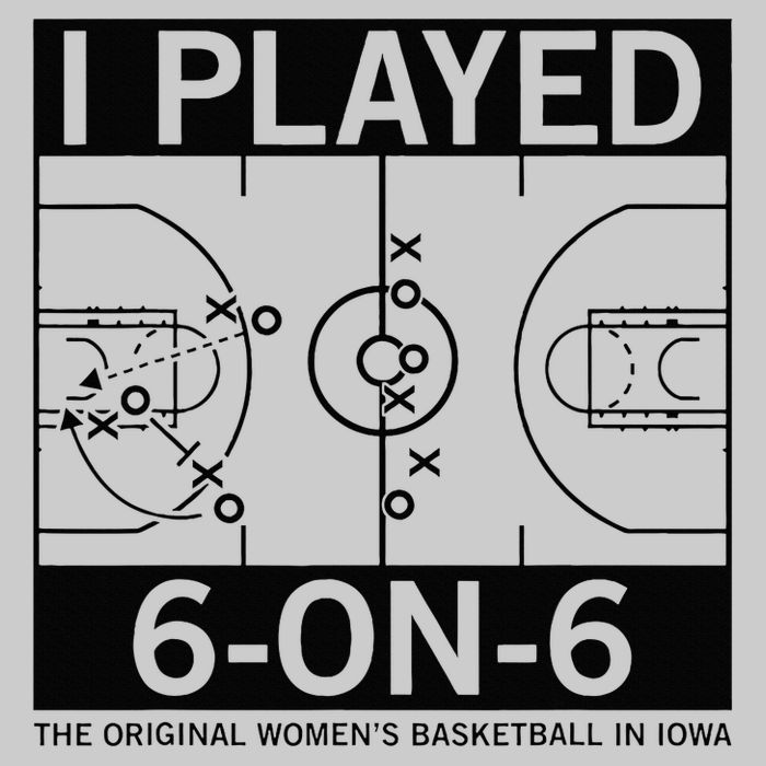 I Played 6 On 6 The Original Basketball In Iowa Tie-Dye T-Shirt